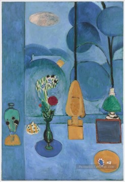 matisse - La fenêtre bleue abstrait fauvisme Henri Matisse